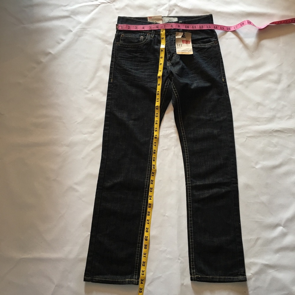 Levis 511 Skinny Fit Night Run Men’s Jeans - Picture 4 of 7